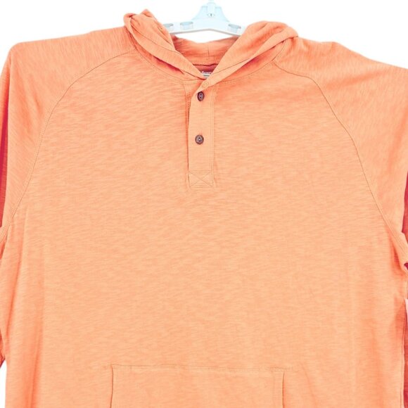 Wrangler Men's Pullover Orange Lightweight Hoodie Size 2XL Regular Fit NWT - Picture 4 of 11